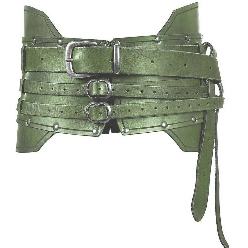 Ceinture d'armure en cuir large médiévale, accessoire de Costume de taille Steampunk pour femmes et hommes, ceinture Antique de chevalier Viking pour Cosplay Larp