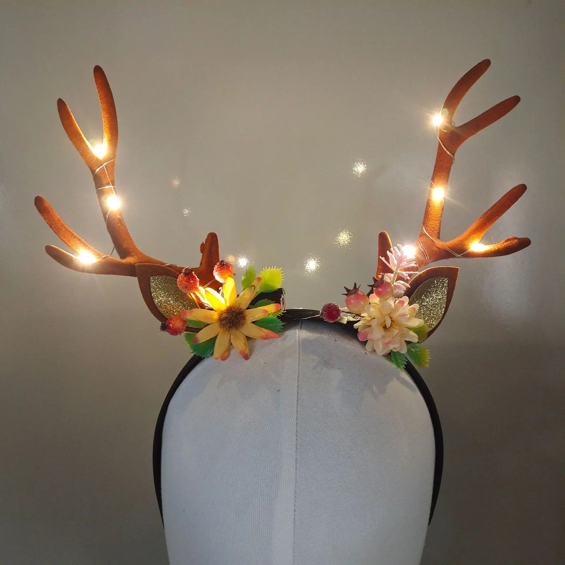 Bandeau en bois de cerf pour Halloween, couronne de corne de cerf, branche d'arbre, coiffure de Cosplay pour femmes et filles