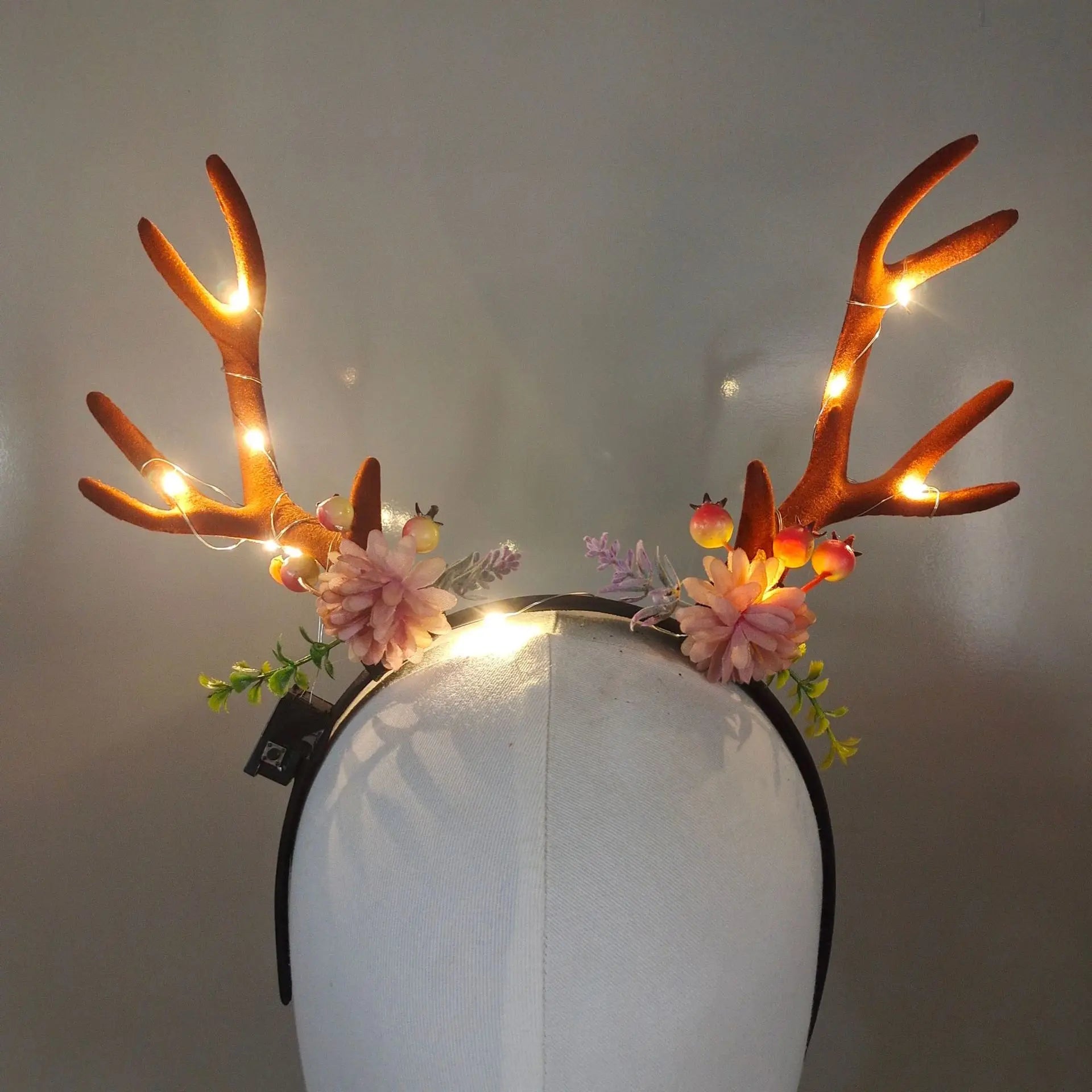 Bandeau en bois de cerf pour Halloween, couronne de corne de cerf, branche d'arbre, coiffure de Cosplay pour femmes et filles