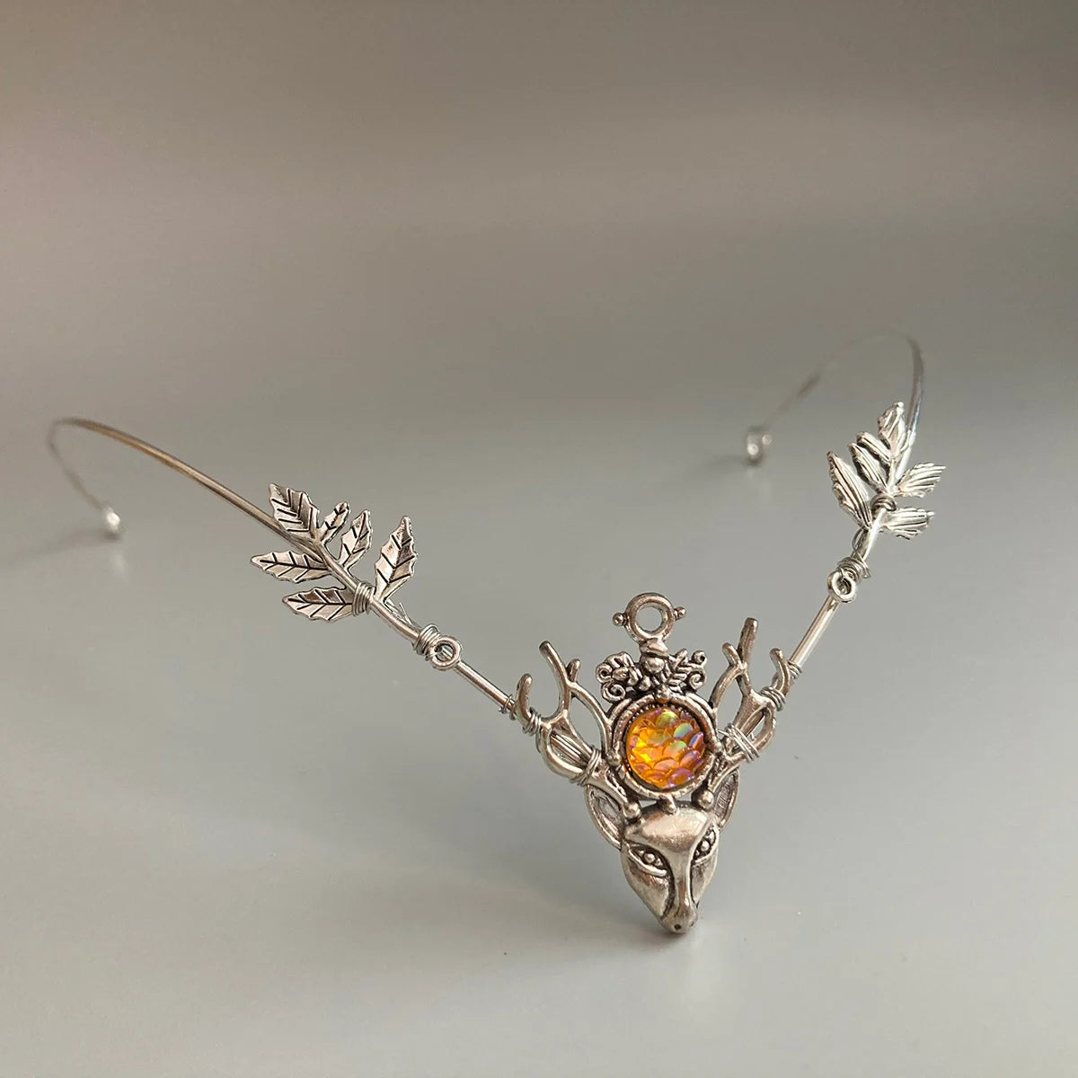Couronne de festival faite à la main pour femmes elfes, diadème elfe Fairycore, couvre-chef frontal elfique