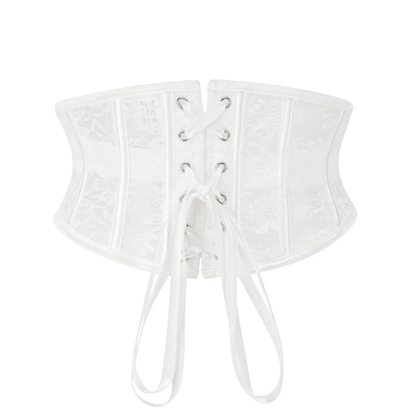 serre-taille formation dentelle Corset sous le buste Corset Sexy à lacets Bustiers et Corset