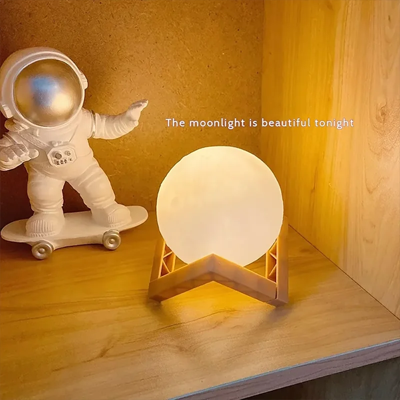 Lumière de livre LED lumière de lune lumière de galaxie, veilleuse de lune, fille, garçon, cadeau d'anniversaire enfant, décoration de chambre éclairage intérieur