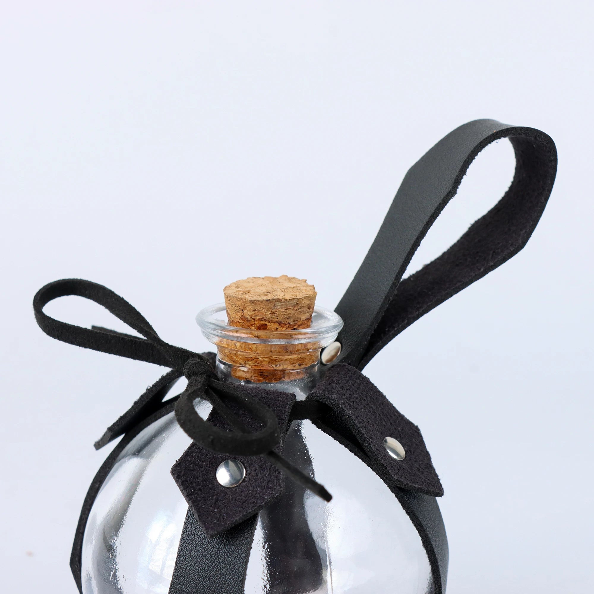 Bouteille de Potion magique de sorcière Renaissance, support en verre avec bouchon en liège et bouteille en verre pour Halloween Cosplay LARP