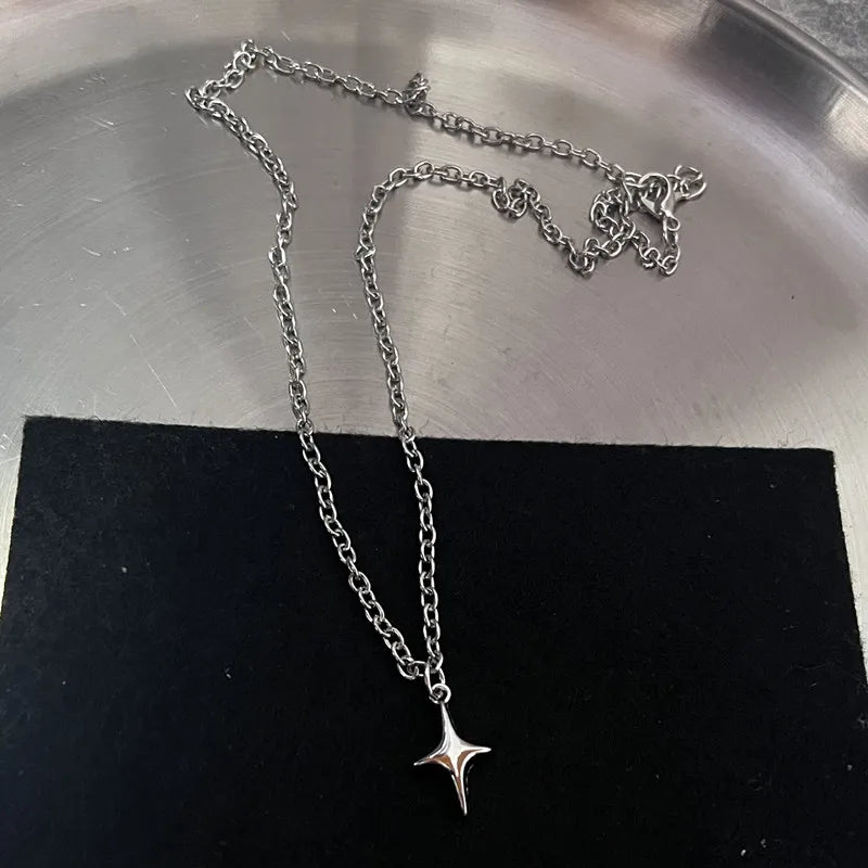 Y2K Flail – collier avec pendentif en forme de cœur et de dents pour femmes et hommes, breloque Grunge Punk, bijoux à la mode ﻿