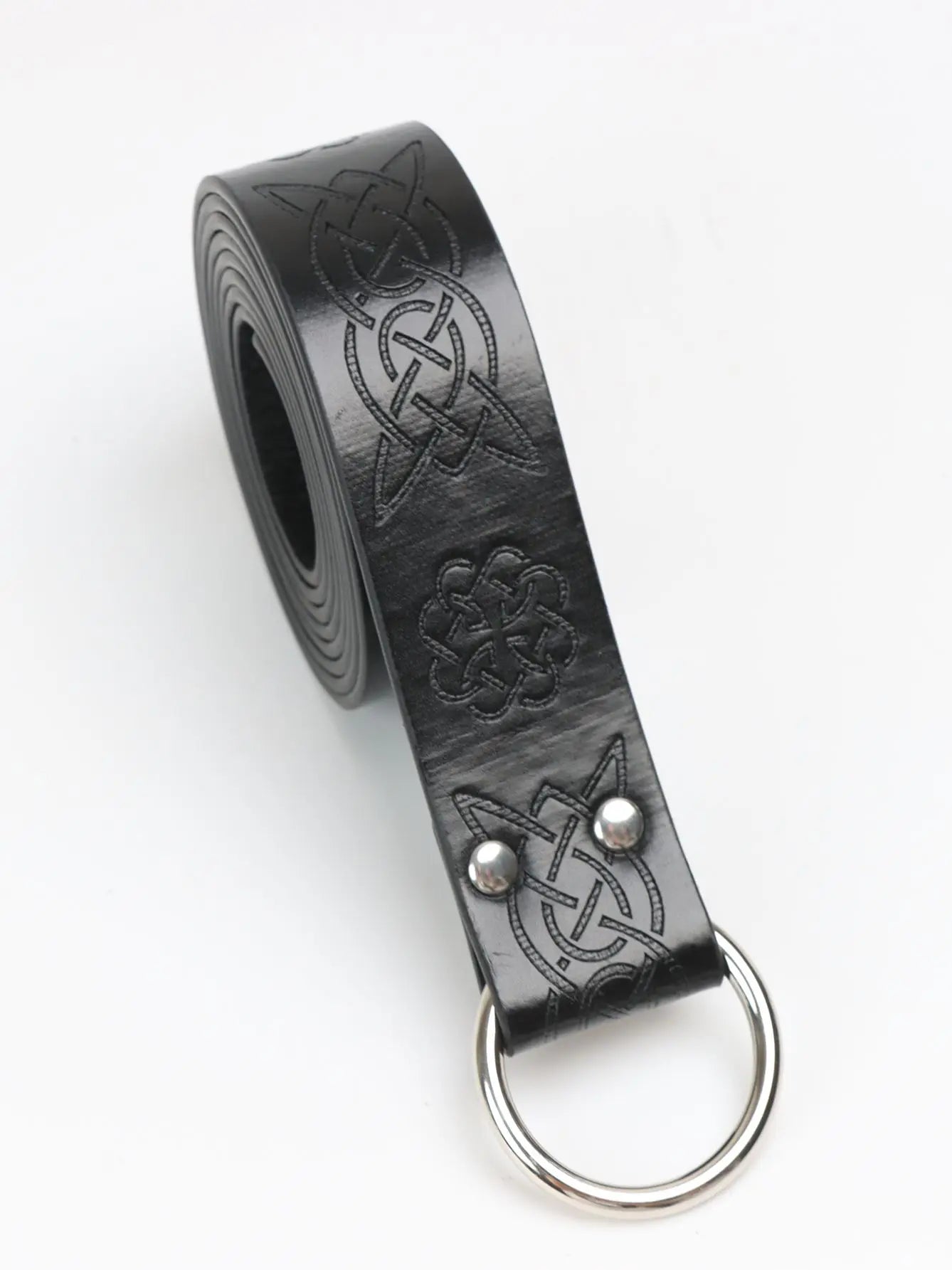 Ceinture celtique Viking Renaissance pour hommes, ceinture médiévale en cuir, guerrier d'aventure, accessoires de Costume de Cosplay en relief