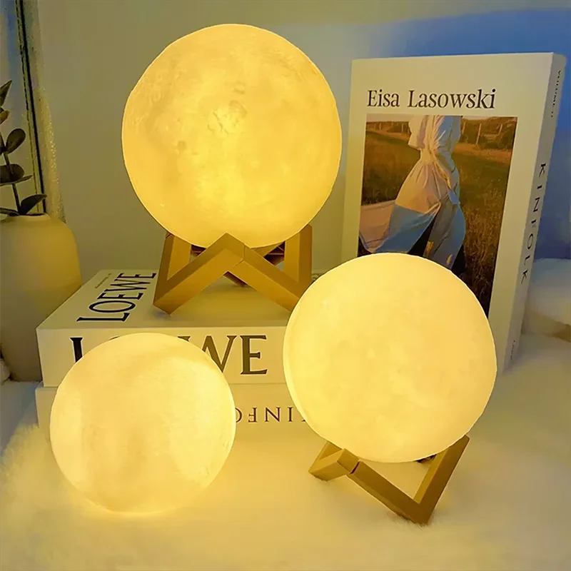 Lumière de livre LED lumière de lune lumière de galaxie, veilleuse de lune, fille, garçon, cadeau d'anniversaire enfant, décoration de chambre éclairage intérieur