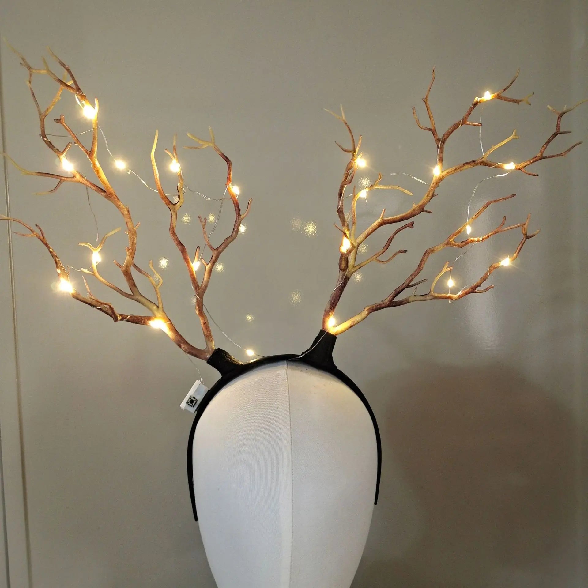 Bandeau en bois de cerf pour Halloween, couronne de corne de cerf, branche d'arbre, coiffure de Cosplay pour femmes et filles