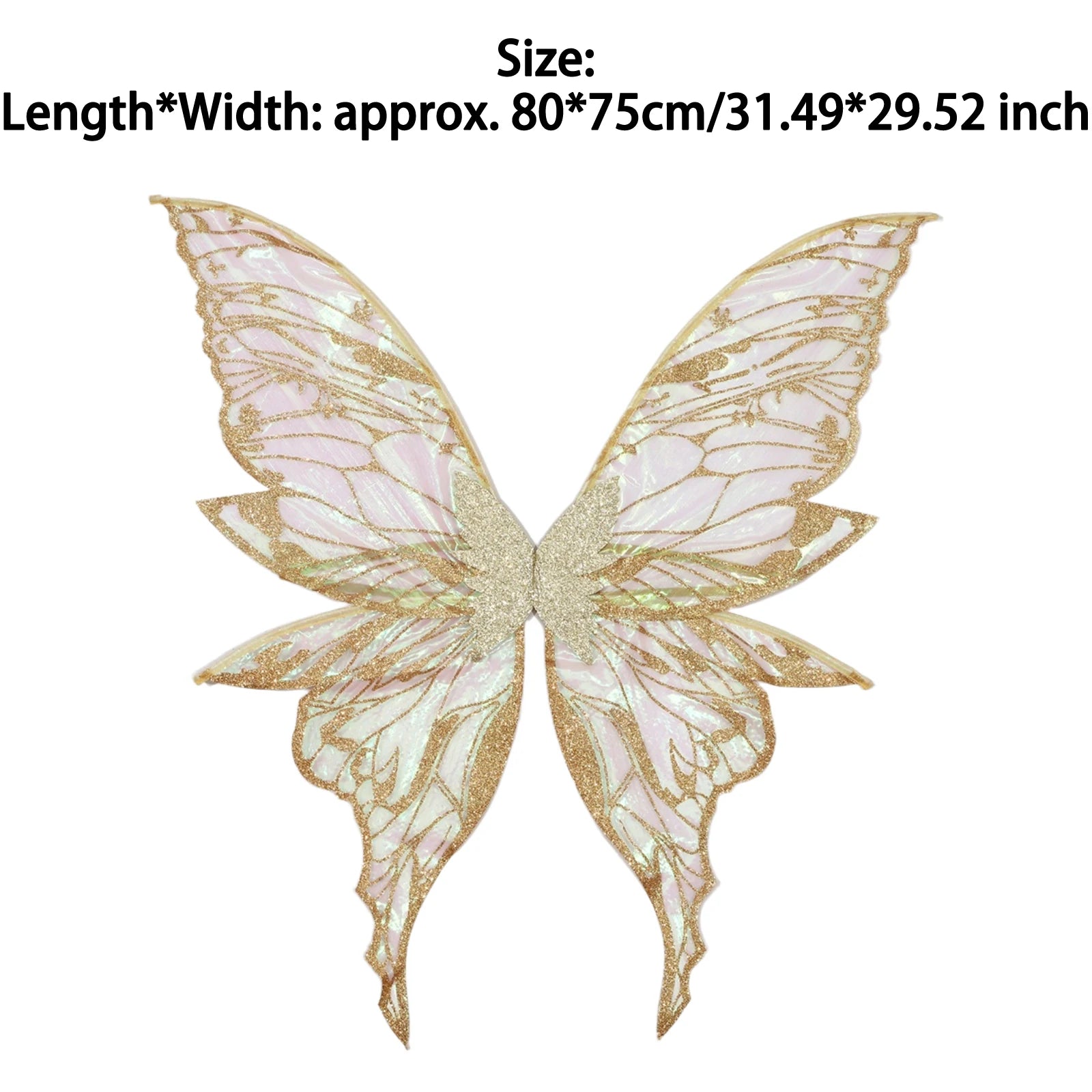 Ailes de papillon fée elfe oreille femme princesse Halloween Cosplay ailes d'elfe fantaisie aile de papillon Cosplay accessoire elfe habiller