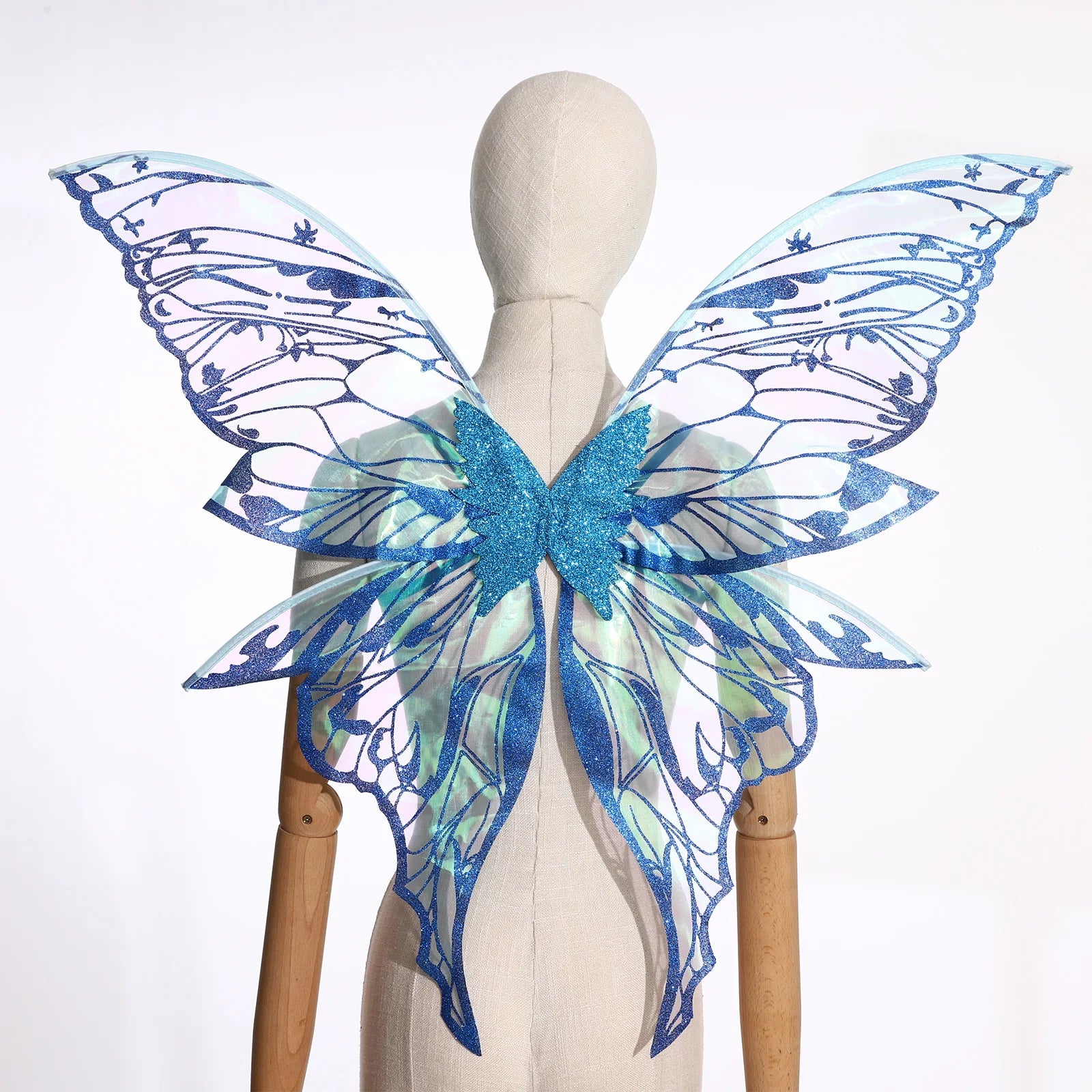 Ailes de papillon fée elfe oreille femme princesse Halloween Cosplay ailes d'elfe fantaisie aile de papillon Cosplay accessoire elfe habiller