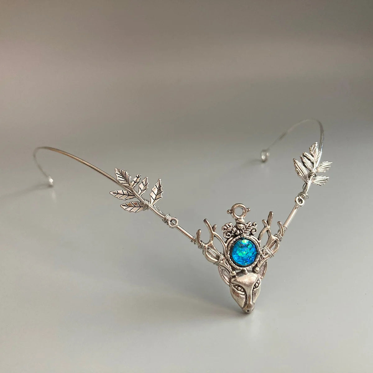 Couronne de festival faite à la main pour femmes elfes, diadème elfe Fairycore, couvre-chef frontal elfique