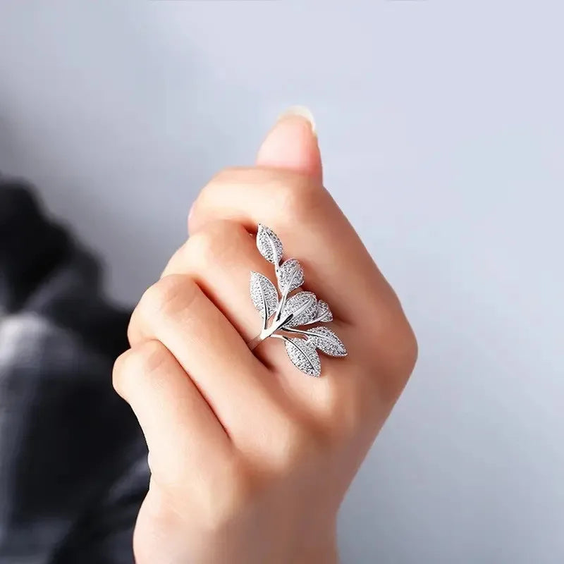Bague en argent Sterling 925 pour femmes, entièrement pavée, zircone cubique scintillante, cristal, bijoux de luxe à la mode pour mariage