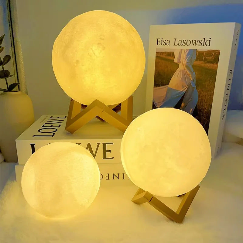 Lumière de livre LED lumière de lune lumière de galaxie, veilleuse de lune, fille, garçon, cadeau d'anniversaire enfant, décoration de chambre éclairage intérieur
