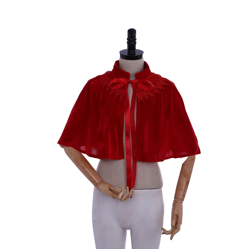 Cape en velours noir pour femme, manteau Everak, robe Wicca, robe médiévale victorienne, châle élégant, costume de fête Cosplay LARP