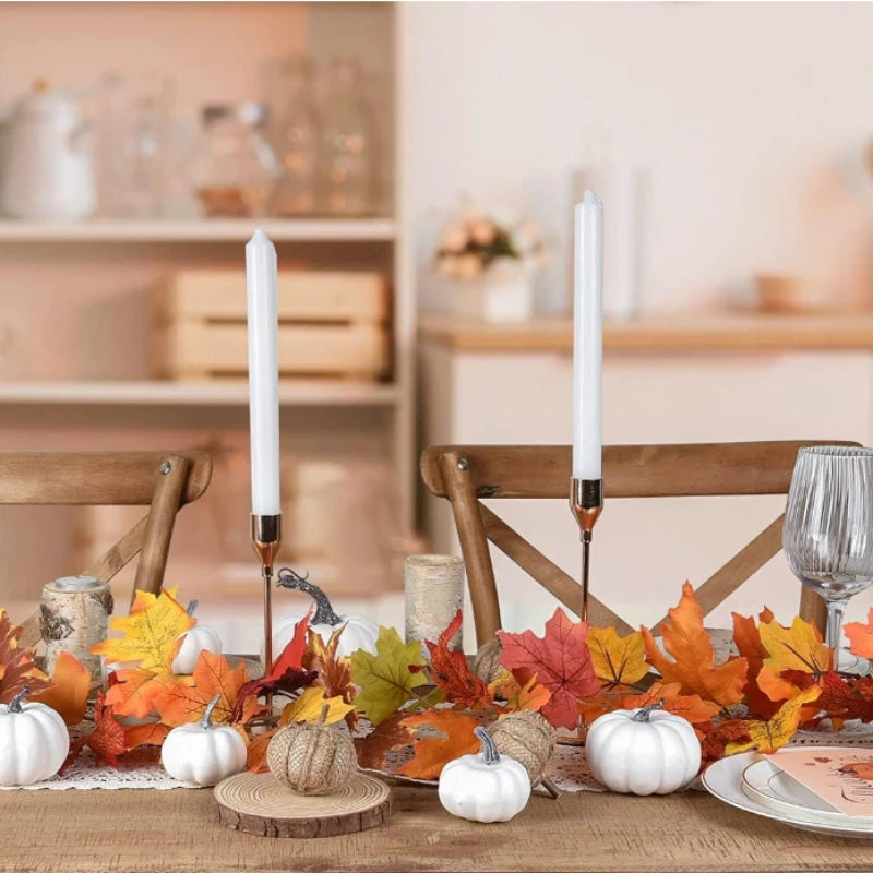 180CM automne feuille d'érable artificielle automne feuille d'érable vigne tenture murale guirlande décoration maison jardin Halloween cadeau de noël