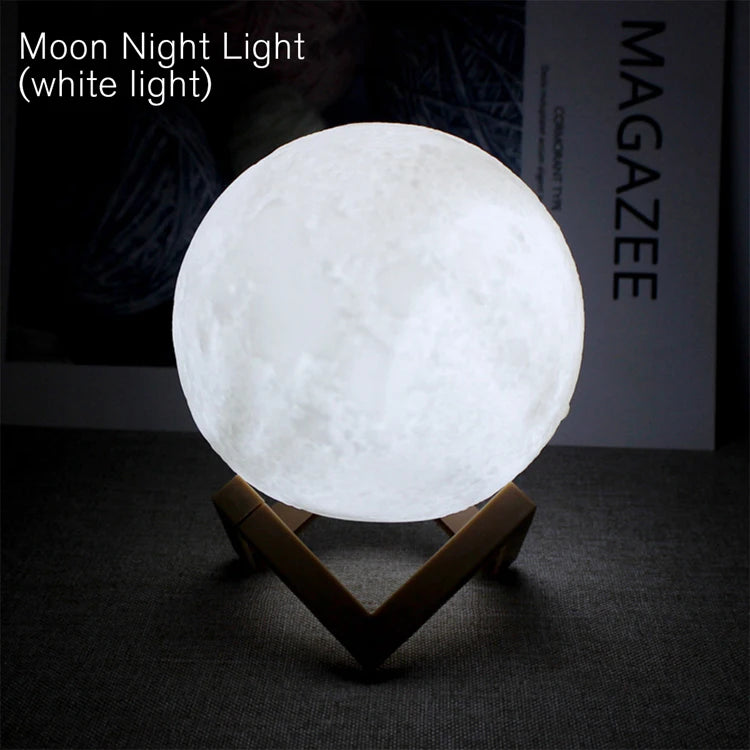 Lumière de livre LED lumière de lune lumière de galaxie, veilleuse de lune, fille, garçon, cadeau d'anniversaire enfant, décoration de chambre éclairage intérieur