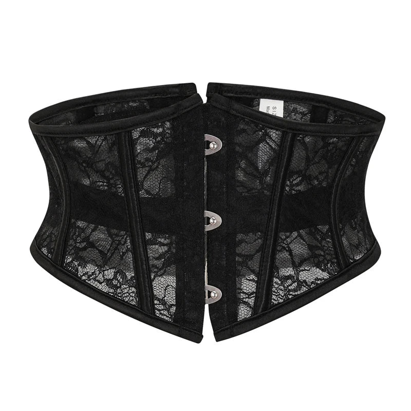 serre-taille formation dentelle Corset sous le buste Corset Sexy à lacets Bustiers et Corset