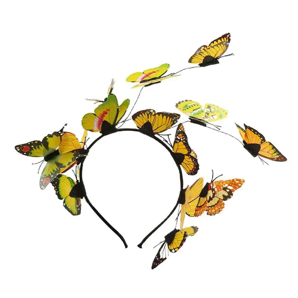 Couronne de fée bandeau fait à la main chapellerie de mariage mariée Super fée dames guirlande mariage papillon bandeau cheveux accessoires