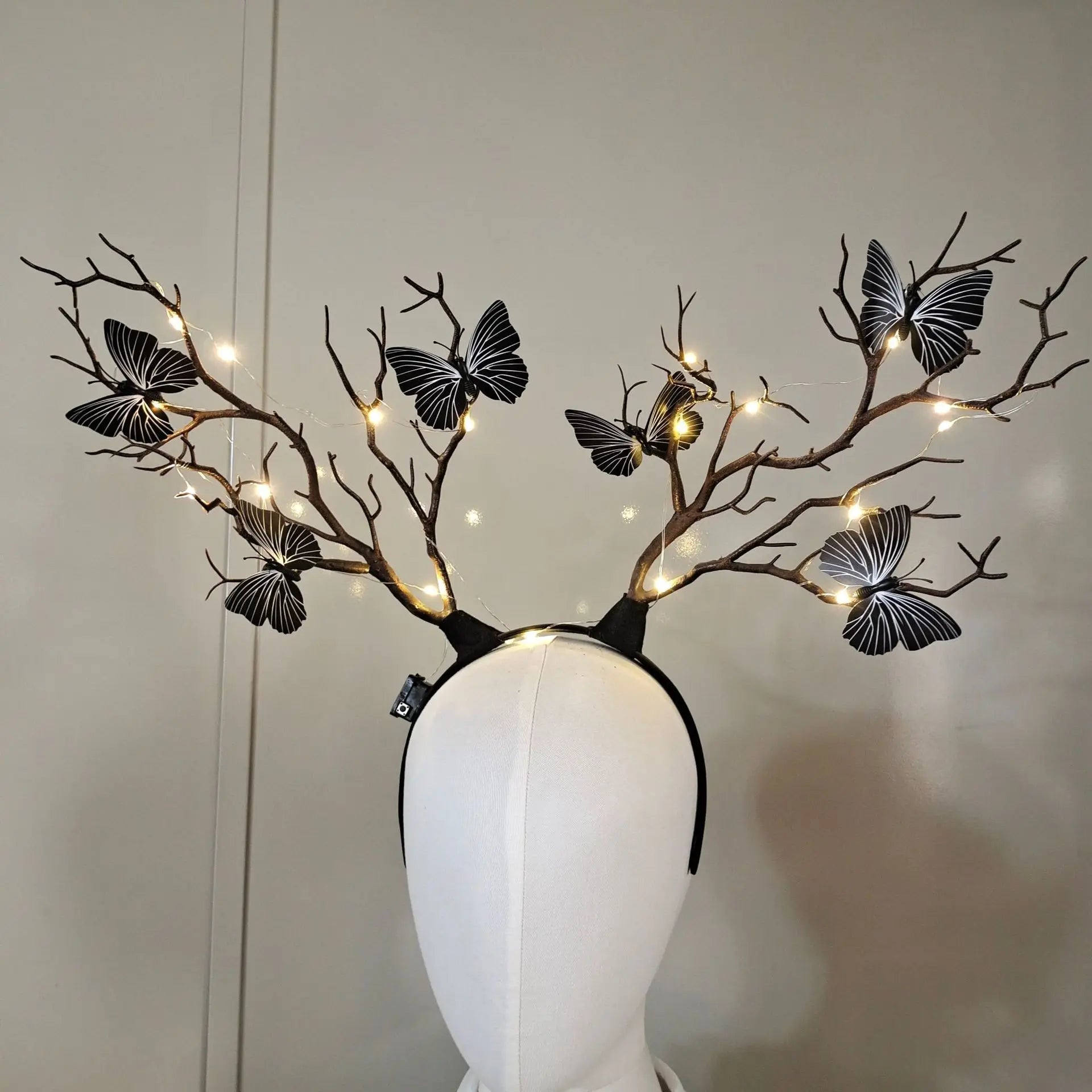 Bandeau en bois de cerf pour Halloween, couronne de corne de cerf, branche d'arbre, coiffure de Cosplay pour femmes et filles