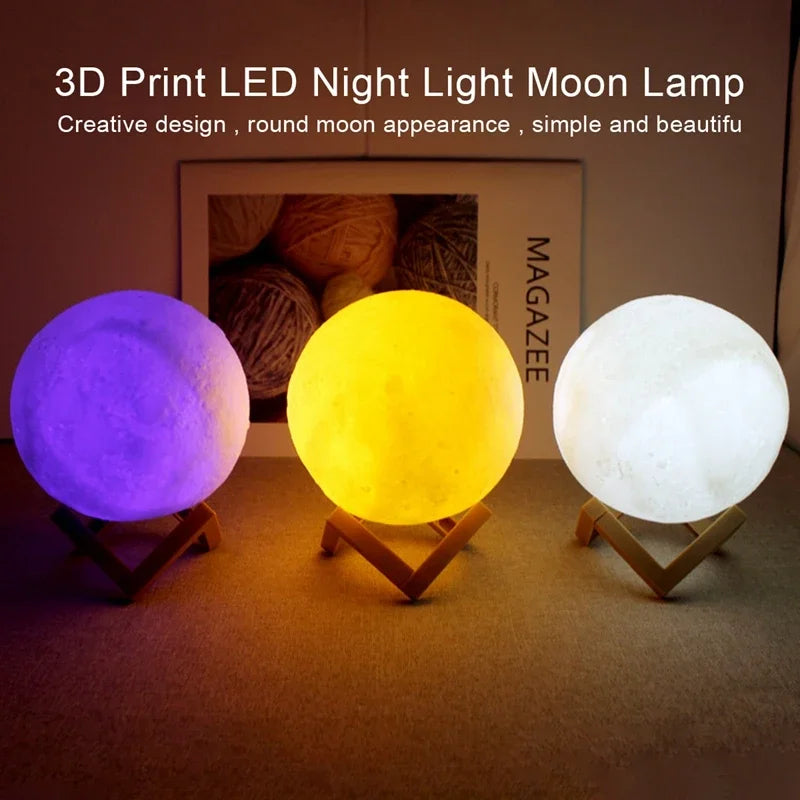 Lumière de livre LED lumière de lune lumière de galaxie, veilleuse de lune, fille, garçon, cadeau d'anniversaire enfant, décoration de chambre éclairage intérieur