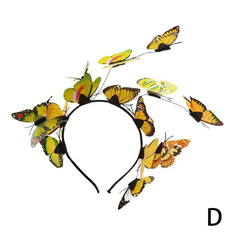 Couronne de fée bandeau fait à la main chapellerie de mariage mariée Super fée dames guirlande mariage papillon bandeau cheveux accessoires