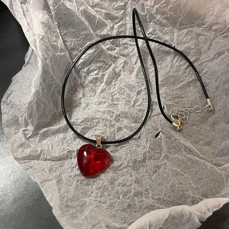 Collier Vintage avec pendentif étoile en corde de cuir pour femmes et hommes, couleur argent Antique, accessoires de bijoux esthétique Y2k