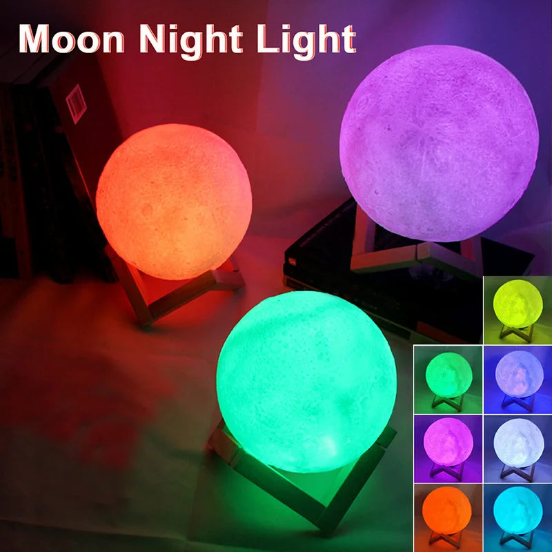 Lumière de livre LED lumière de lune lumière de galaxie, veilleuse de lune, fille, garçon, cadeau d'anniversaire enfant, décoration de chambre éclairage intérieur