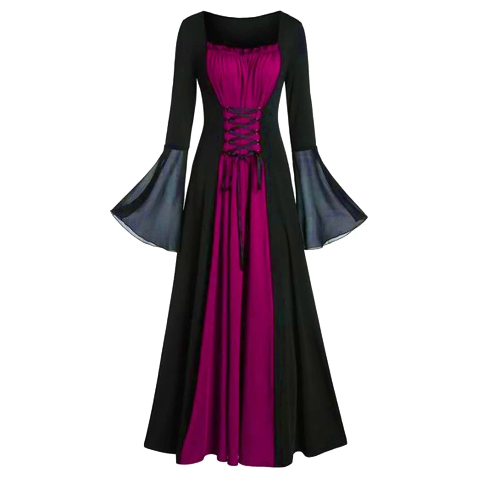 Robe de Vampire de la Renaissance médiévale pour femmes, Costume de Pirate Cosplay Vintage, déguisement de carnaval de sorcière, fête 2025