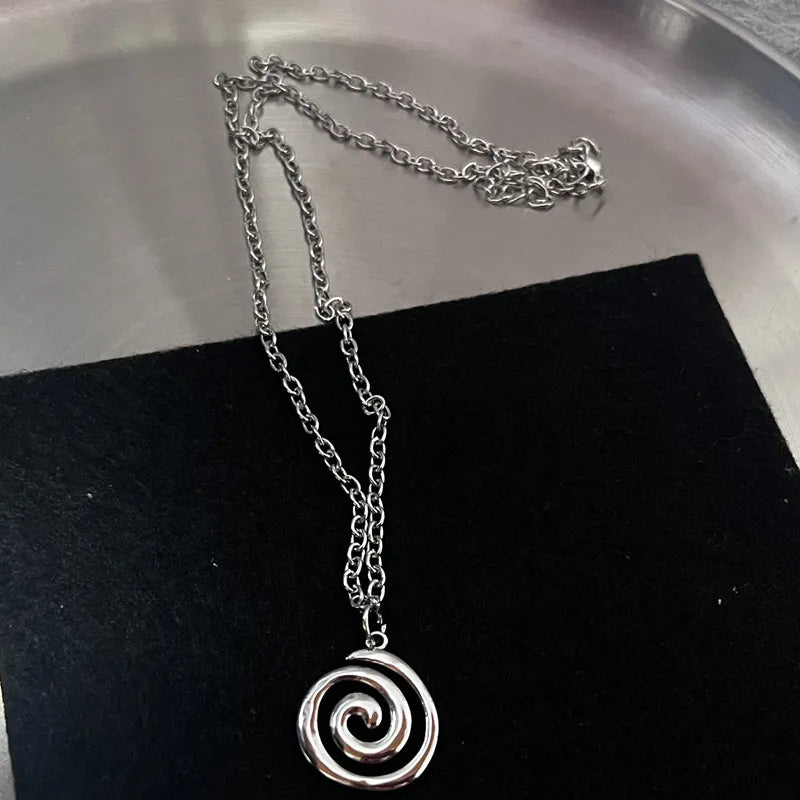 Y2K Flail – collier avec pendentif en forme de cœur et de dents pour femmes et hommes, breloque Grunge Punk, bijoux à la mode ﻿