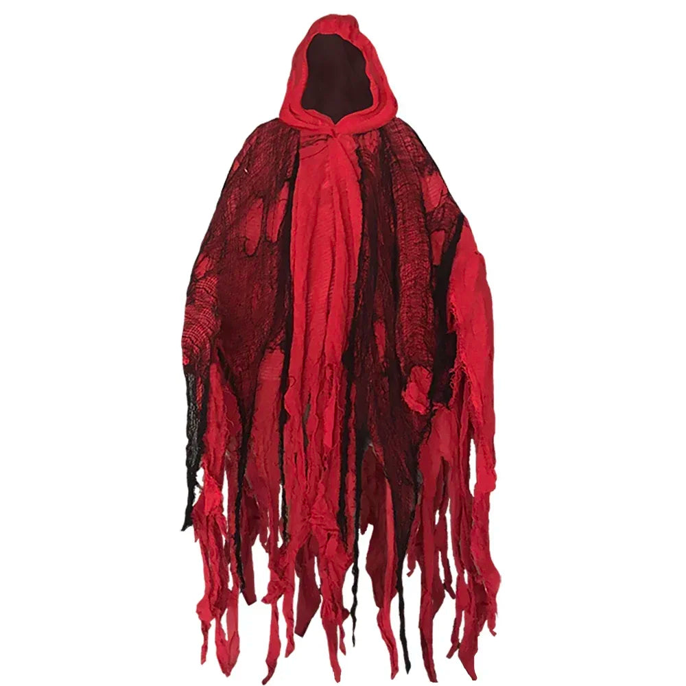 Capes à capuche en lambeaux de zombies d'horreur, costume de cosplay d'Halloween unisexe, accessoires de fête, Everaks, mesurost Dementors, jour de la fréquence