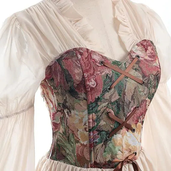 Robe Médiévale Gothique Vintage à Manches sulfpour Femme, Tenue de Soirée, de Bal, de Banquet