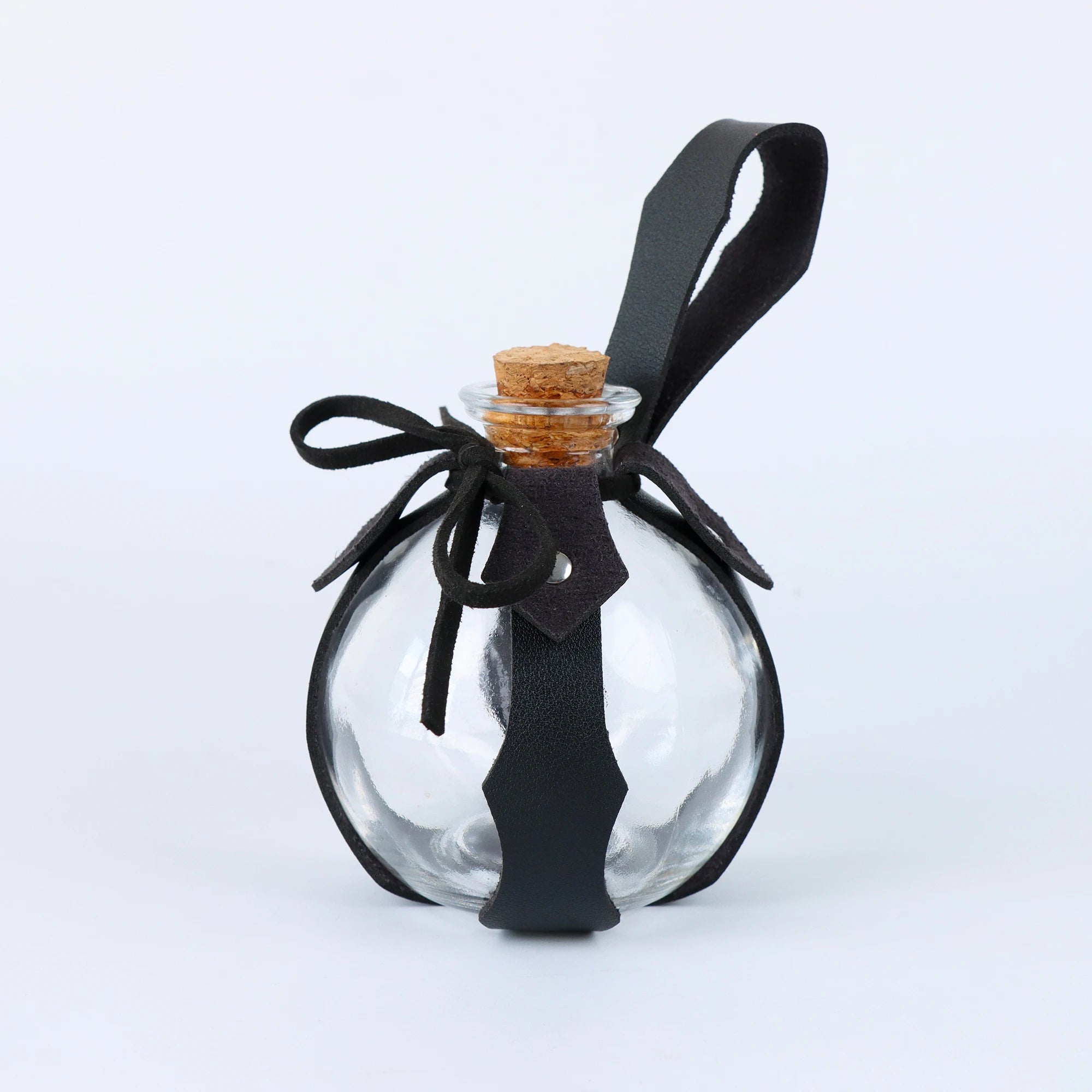 Bouteille de Potion magique de sorcière Renaissance, support en verre avec bouchon en liège et bouteille en verre pour Halloween Cosplay LARP
