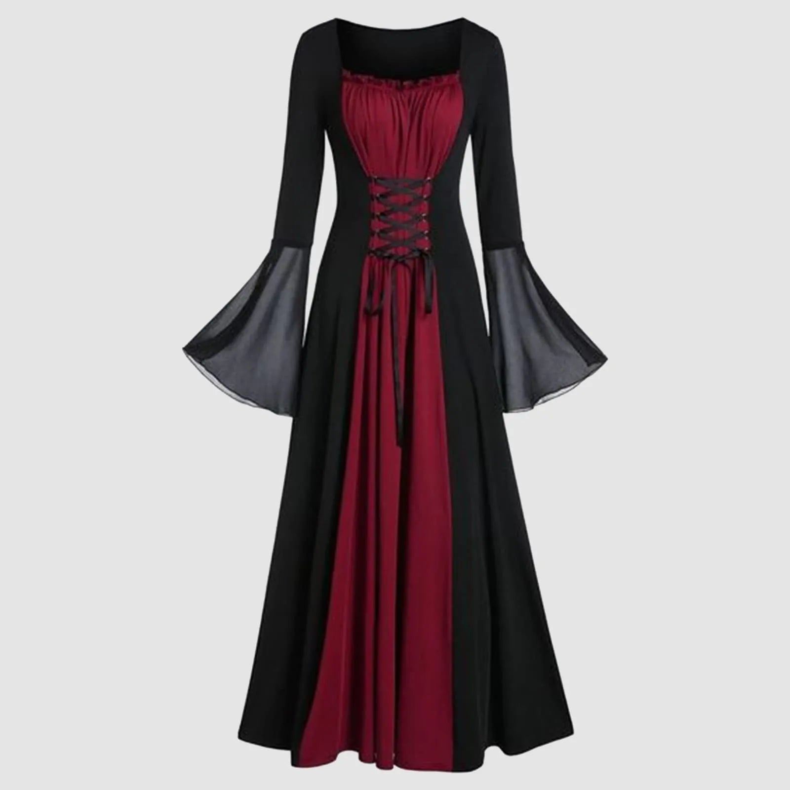 Robe de Vampire de la Renaissance médiévale pour femmes, Costume de Pirate Cosplay Vintage, déguisement de carnaval de sorcière, fête 2025