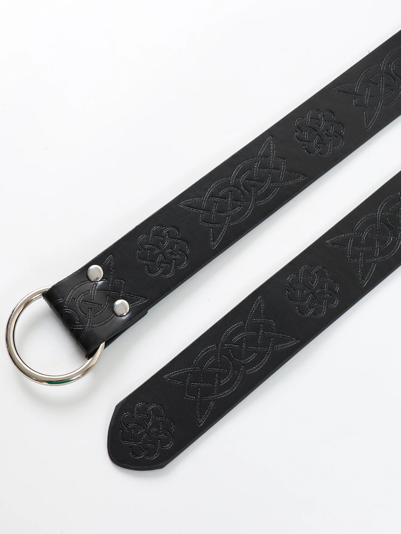 Ceinture celtique Viking Renaissance pour hommes, ceinture médiévale en cuir, guerrier d'aventure, accessoires de Costume de Cosplay en relief