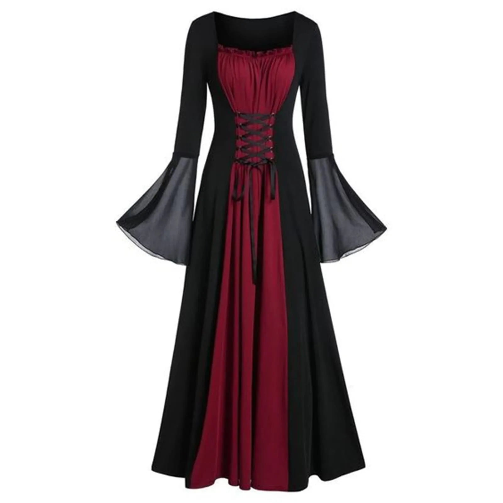 Robe de Vampire de la Renaissance médiévale pour femmes, Costume de Pirate Cosplay Vintage, déguisement de carnaval de sorcière, fête 2025