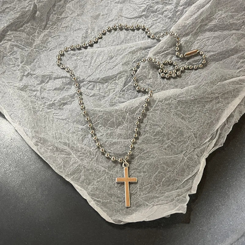 Collier Vintage avec pendentif étoile en corde de cuir pour femmes et hommes, couleur argent Antique, accessoires de bijoux esthétique Y2k