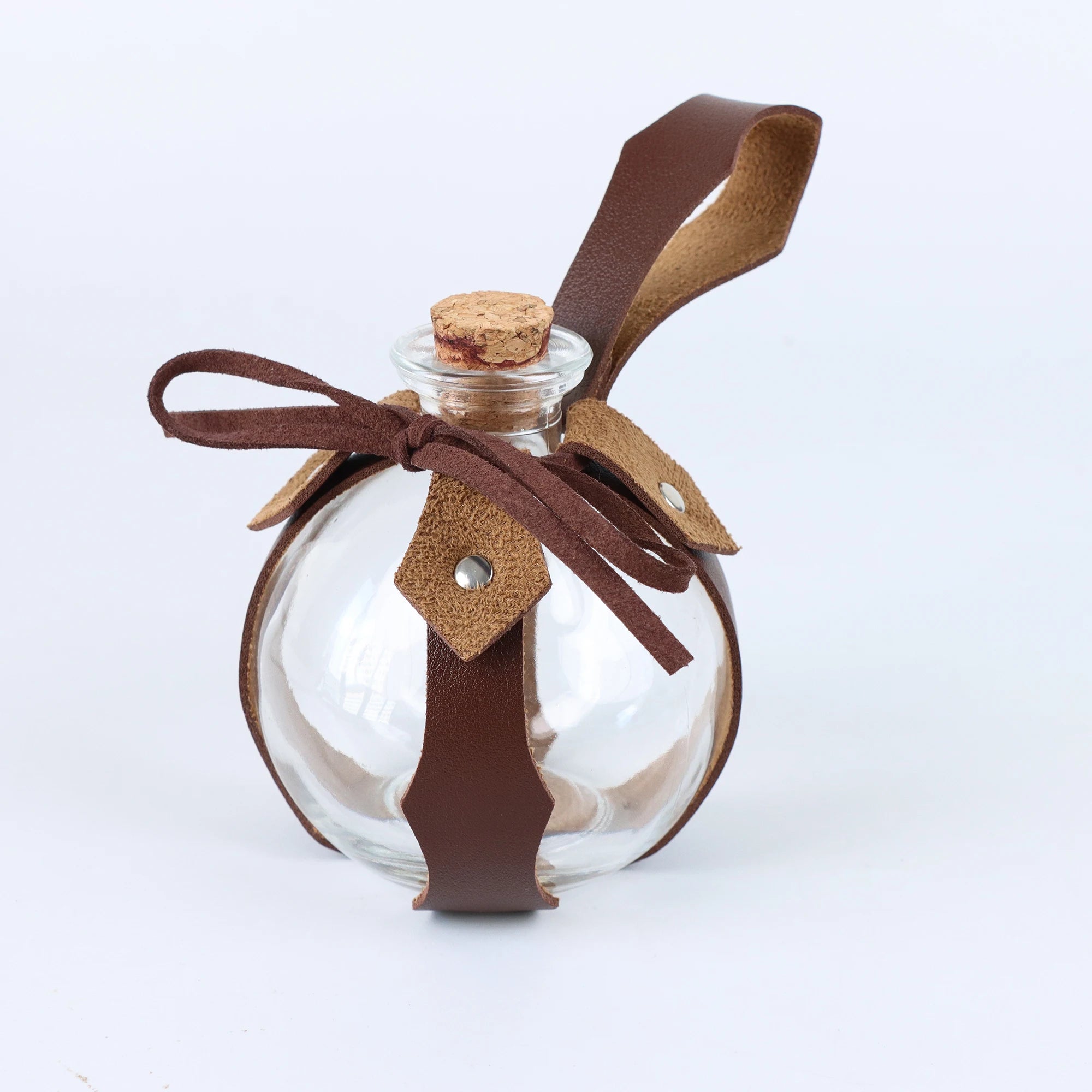 Bouteille de Potion magique de sorcière Renaissance, support en verre avec bouchon en liège et bouteille en verre pour Halloween Cosplay LARP